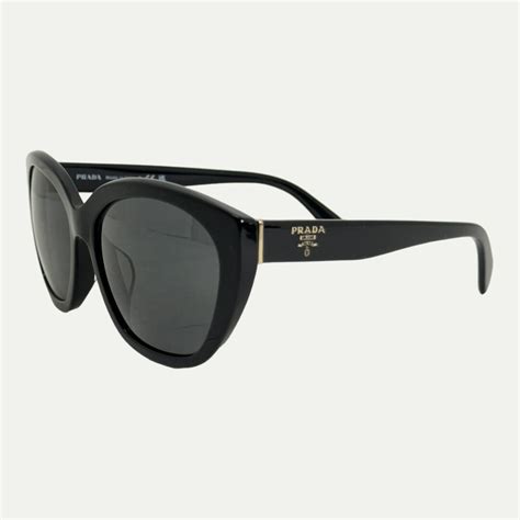 prada black gold sunglasses